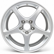 2000-2004 Chevrolet Corvette 18 Oem Wheel Rim - Silver