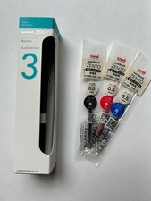 Uniball ZENTO Signature Model 3-Color Ballpoint Pen 0.5mm Refill Set Japan