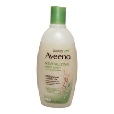 HTF Aveeno Revitalizing Body Wash with Prebiotic Oat  Green Tea 532ml 18 oz