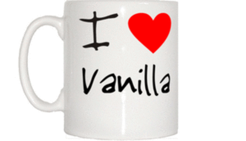 I Love Heart Vanilla Mug