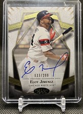 2022 Topps Tier One ELOY JIMENEZ Prime Performers Autograph /299! - White Sox