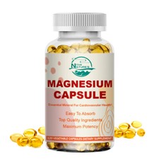Magnesium Glycinate Supplement 500mg - Heart, Nerves, Bone and Muscles Support