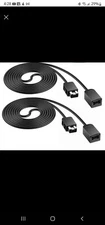 2PCS 10ft Controller Extension Cable Cord For Super Nintendo NES Classic Edition
