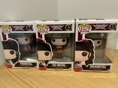 FUNKO POP! ROCKS「BABYL」3体セット　ベビメタ USED BABYMETAL FUNKO POP! ROCKS Set of 3 #43 SU #44 YUI #45