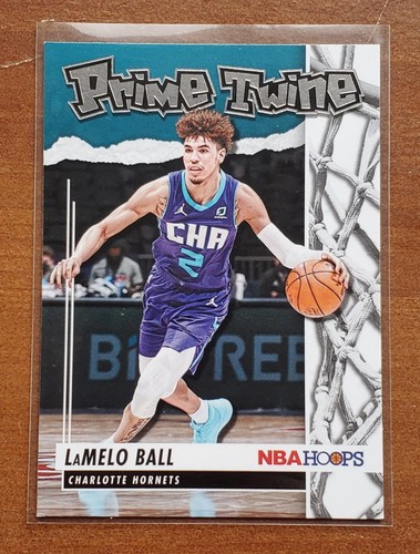 LaMelo Ball #13 2021-22 NBA Hoops Prime Twine Insert NBA Charlotte Hornets