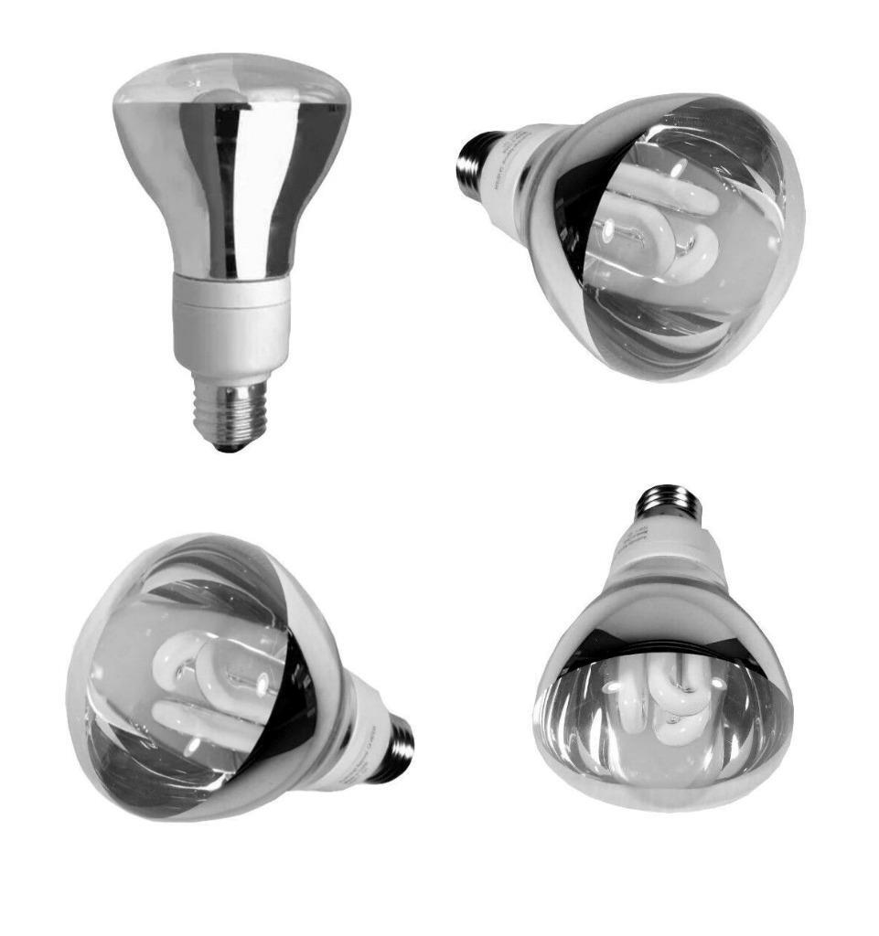 4 x 11W R80 Reflector Downlight Light Globes Bulb E27 Screw Cool White 5000K CFL eBay