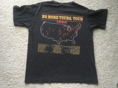 VINTAGE 1992 OZZY OSBOURNE NO MORE TOURS CONCERT SHIRT hard