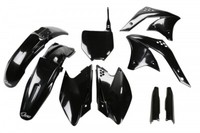 Kit Kunststoffverkleidungen Voll Kawasaki KXF 250 2006 Ufo Plast Schwarz