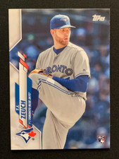 2020 Topps #407 T.J. Zeuch RC Blue Jays