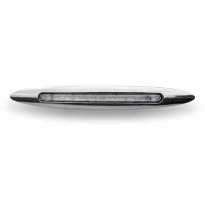 TLED-F9CR 9X1'' Flatline Clear Slim-Line Red Marker LED (14 Diodes)