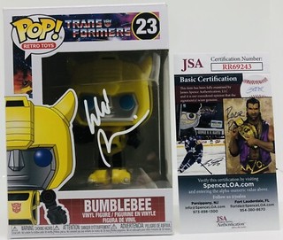 WILL FRIEDLE SIGNED BUMBLEBEE POP FUNKO FIGURE TRANSFORMERS JSA COA