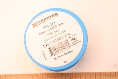 (1000-Pk) Partex Marking Sleeve Numbers 2.5 - 5.0mm PA-10003BV40.4