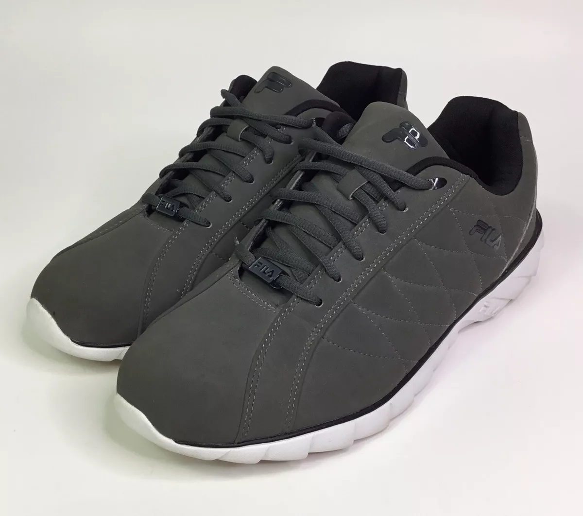 Gray fila sneakers online