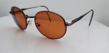 Vintage Verti Rumba Bronze Oval Metal Sunglasses Italy FRAMES ONLY