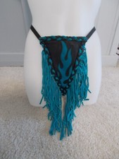Genuine Leather G-String Panties Thong Underwear Biker Harley Rider Old Stock