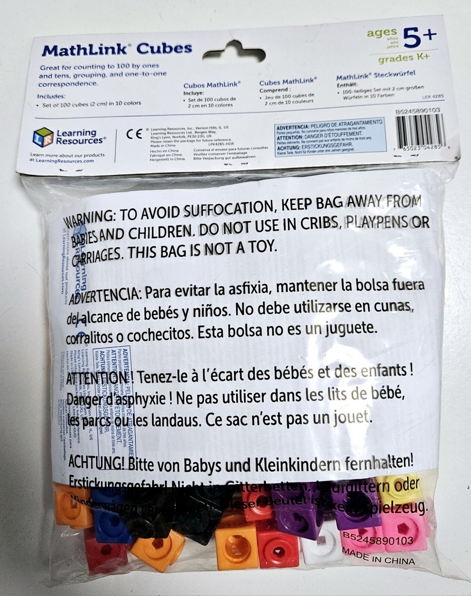 100 Cubes Mathlink – Cubes Mathlink 100 Pièces – XBVYA