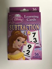 Disney Princess Subtraction Learning Cards NEW