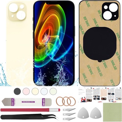 Back Screen Glass Cover Replacement Compatible with iPhone 15 Plus 6.7''