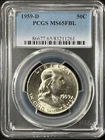 1959-D 50C FL Franklin Half Dollar PCGS MS65FBL   83211261