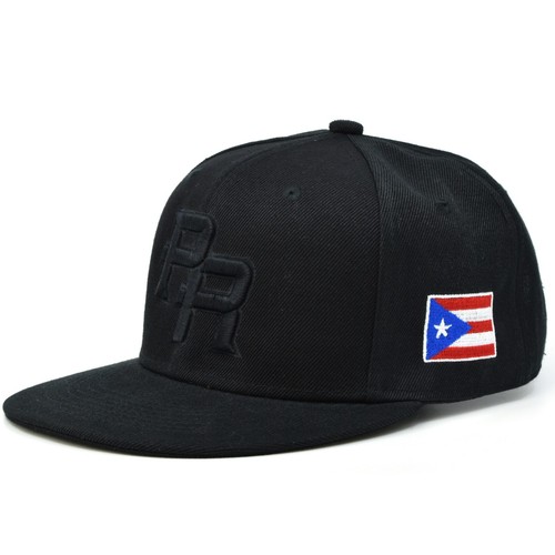 Puerto Rico Snap back Hat Flag 3D PR Flat Bill Rico Baseball Acrylic Cap NEW - Picture 12 of 73