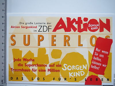 Aufkleber Sticker Aktion Sorgenkind Superlos S1534 Ebay