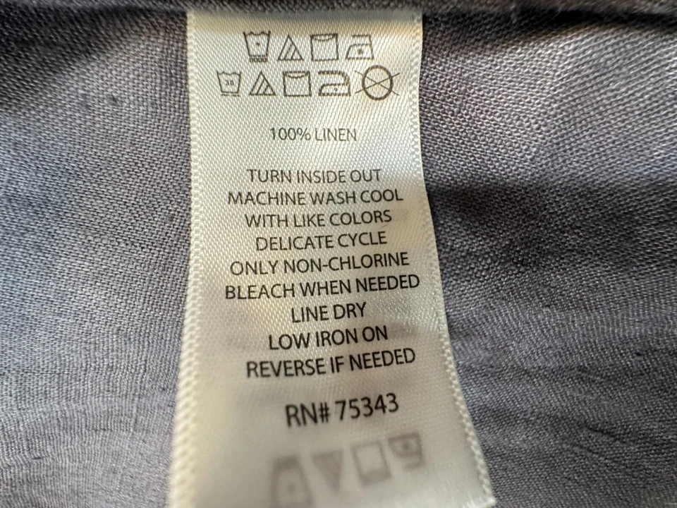 Chaleco Largo Kenar Mujer Sin Mangas Frente Abierto Lino Talla S Gris Lagenlook Mínima Foto 3 de 4