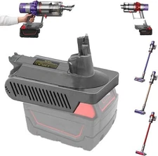 Battery Adapter for Milwaukee 18V Converter to for Dyson V10 Vacuum Cleaner