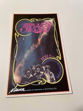 THE STROKES Original Concert Show Poster HANDBILL 4"X6.5" TX 03 S/N MACRAE ART