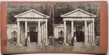 Tchequie Bílina Sources De Joseph Et De Caroline C1875 Photo Stereo Vintage