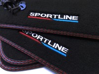 Sportline FußMatten FüR BMW 7Er E38 Bj.1994-2001 Limo Velours Kurzeversion