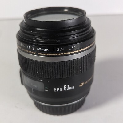Canon EF-S EF S EFS Macro 60Mm 2.8 1:2.8 USM Ultrasonic Digital | eBay