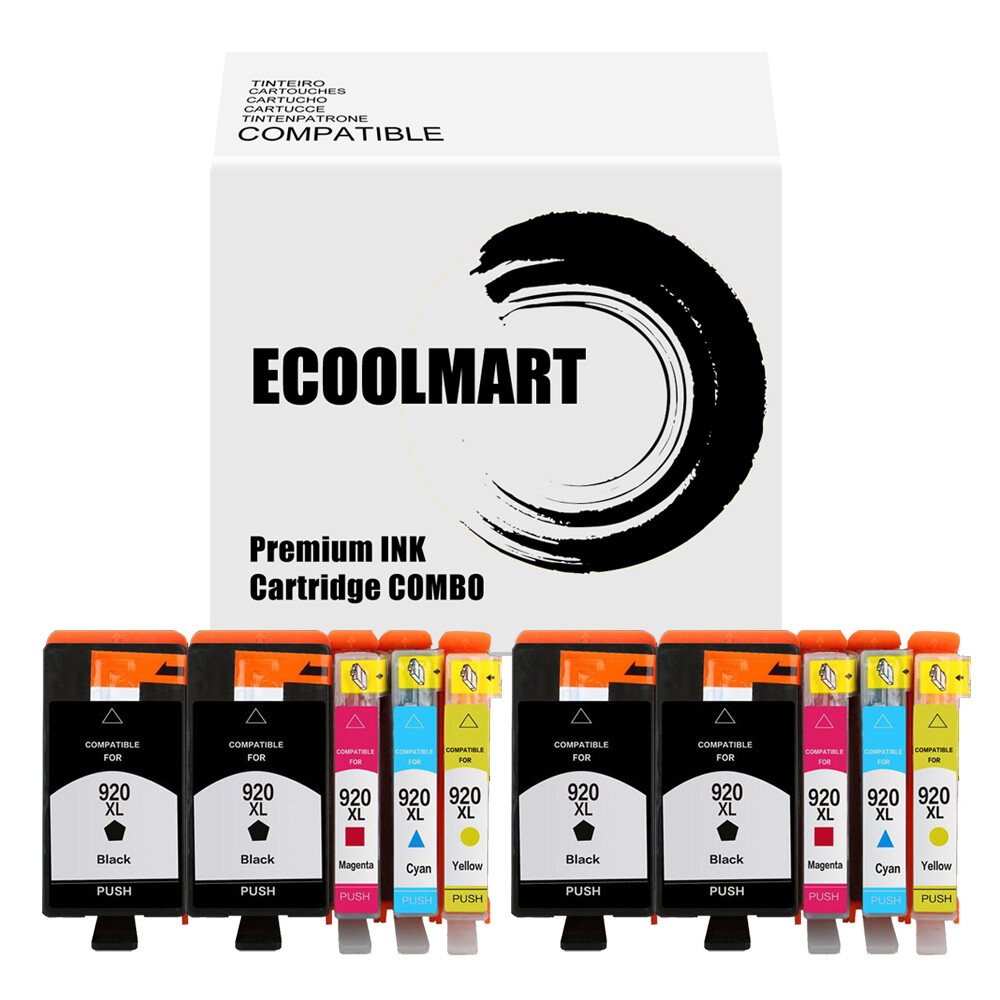 10PK Ink Cartridge replace for HP 920XL Officejet E710n E809a 6500 E609a