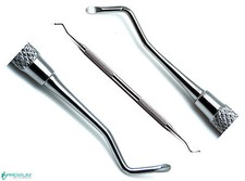 Dental Restorative Excavators 18W, Spoons 1.5mm Double Ended Instruments