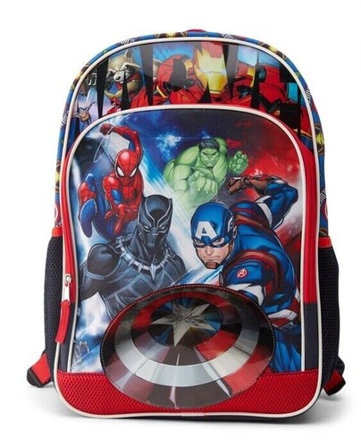 Marvel Avengers Rucksack – Mit Thor, Iron Man, Captain America & Hulk Design, Laptopfach