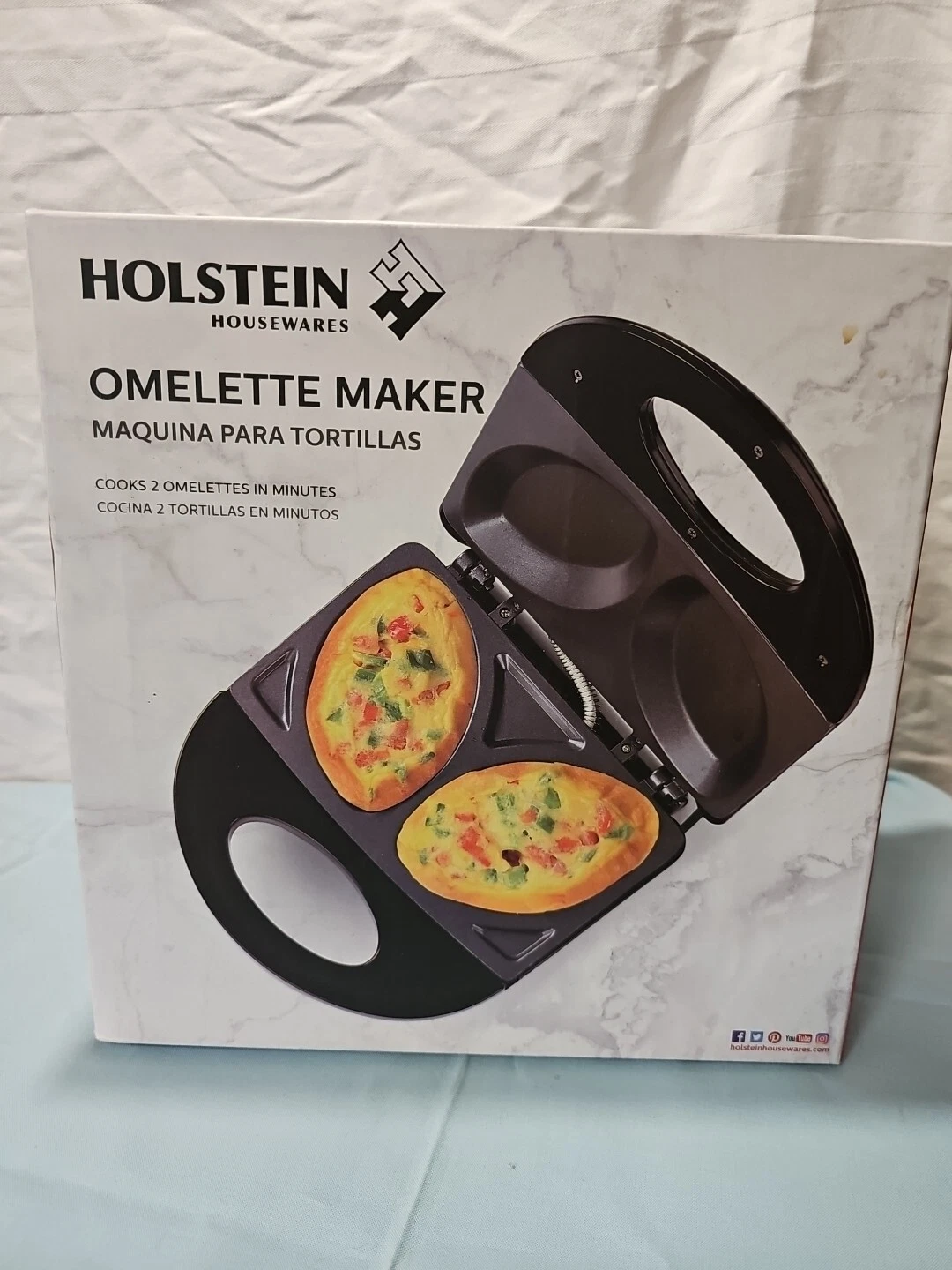 KITCHEN GOURMET ELECTRIC OMELET MAKER BLACK SW-086