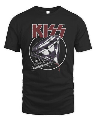 Kiss Black Diamond Tee T-shirt Men's XXL Brand New in plastic