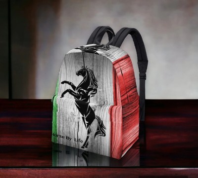 Backpack for school, backpack for boys personalized with horses, school sports