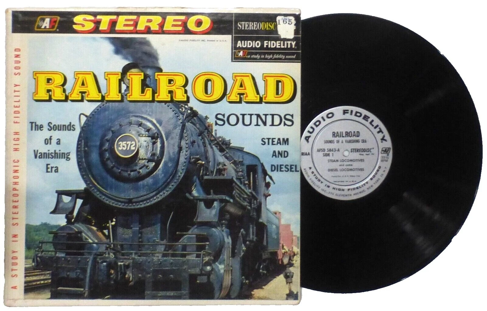 Tren de Naturaleza y efectos de sonido Velocidad de 33 RPM Discos de Vinilo