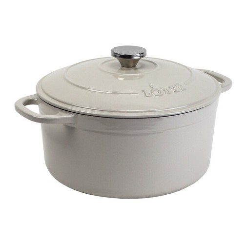 Induction Safe Enameled Cast Iron Dutch Oven Cookware Saute Fry Bake Roast Pot - Picture 2 of 8