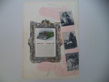 advertising Pubblicità 1940 OLIVETTI STUDIO 42