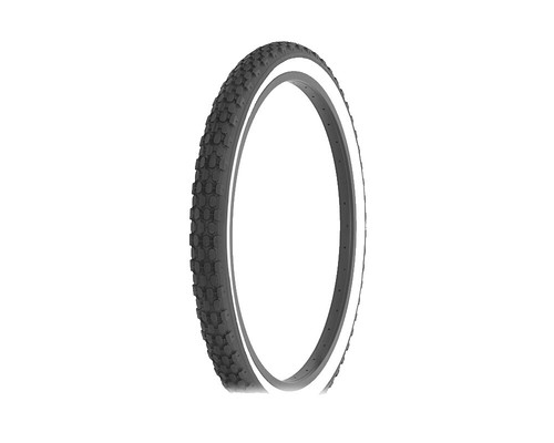 2 Pneus VTT ALTA 24 X 2.35 - Noirs - Tread Knobby - Fabriqués à Taïwan
