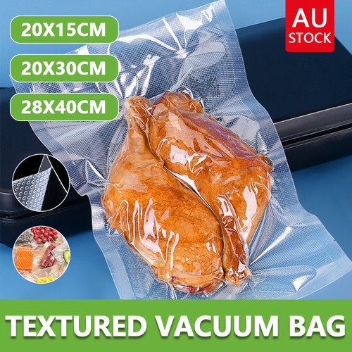 Food Vacuum Sealer Bags Vaccum Food Saver Storage Heat Seal Bag Pack 50