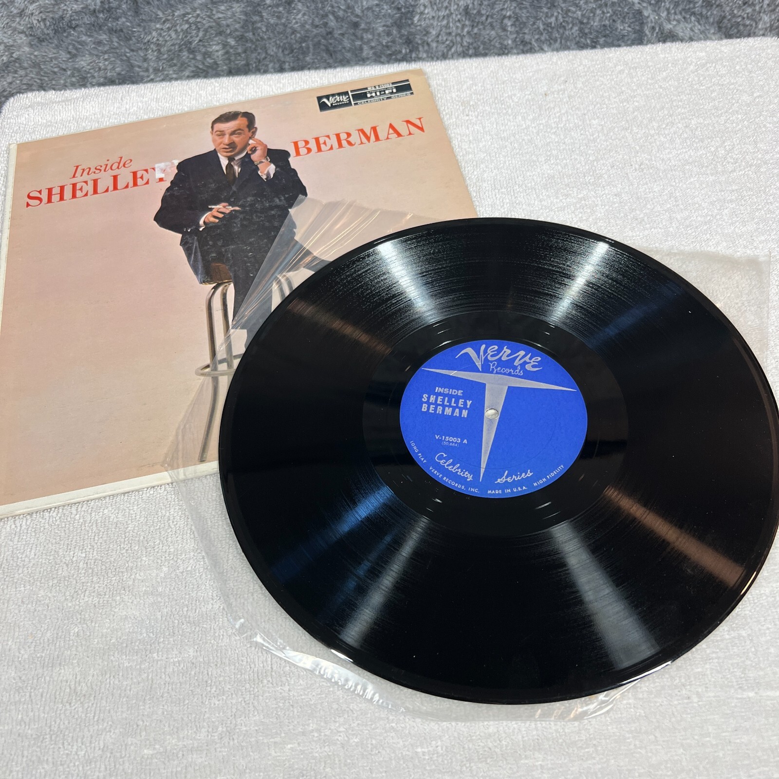 Inside Shelley Berman Vinyl Record LP Verve Records 15003