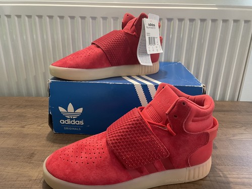 Zapatillas deportivas ADIDAS Tubular Invader Strap ROJAS uk6 nuevas en caja ba9371 nuevas y2k - Imagen 8 de 10