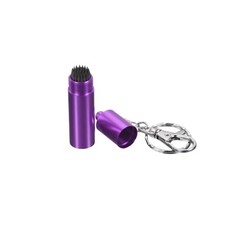 Purple Pool Cue Stick Tip Care Tool Tip Pick Tapper w Keychain Billiards Gift