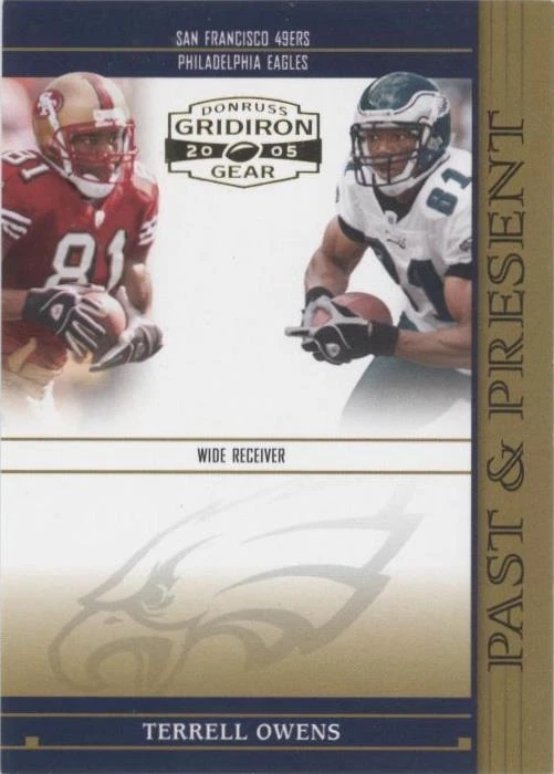 2005 Donruss Gridiron Gear Terrell Owens #PP 20