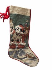 Kurt Adler Mickey Mouse Stocking Disney Needlepoint