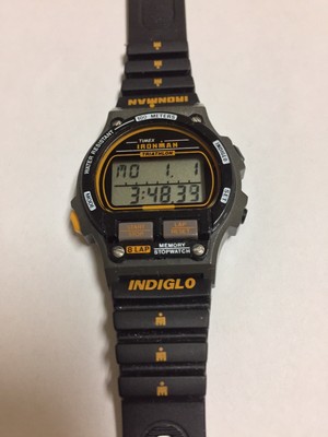 Timex Indiglo Ironman Triathlon Digital Watch 8 Lap Memory Stopwatch Tested !!!! | eBay