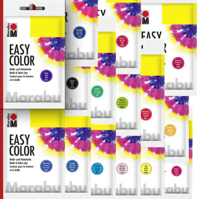 Marabu Batikfarbe Kleider Färbe Farbe EasyColor 25g Textilfarbe neu