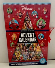 Disney Storybook Collection ADVENT CALENDAR w 24 Story Books Princess Cars NEW 